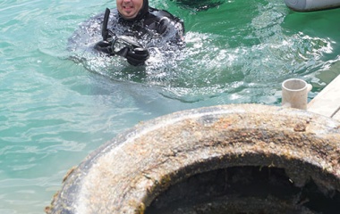 Waste from the Murter seabed