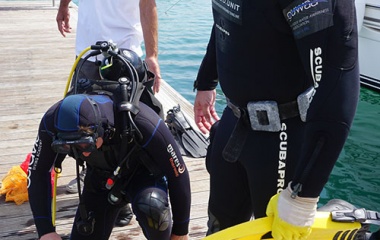 Diving preparations
